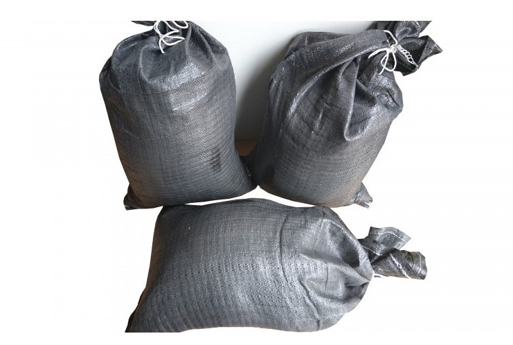 Sandsäcke aus PP Kunststoff mit Bändchengewebe 